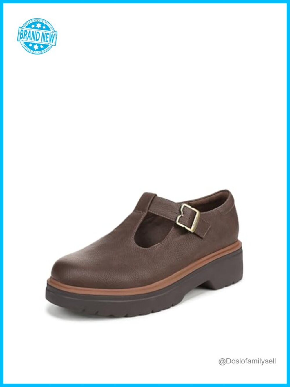 Dr. Scholl's Bring It Jane Mary Jane Platform Flat Faux Leather Comfort Shoe